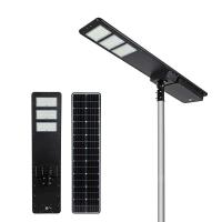 Lampadaires solaires étanches 200W à haut rendement lumineux pour ville intelligente et éclairage extérieur intégré