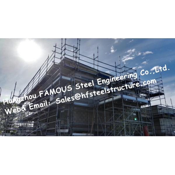 Q235 / Q345 Steel Prefab Buildings / Multi Storey Steel Structures NZ Standard