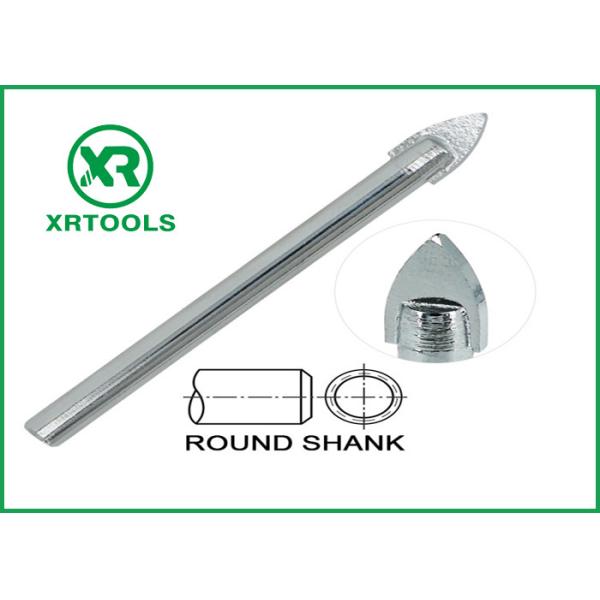 Single Carbide Drill Bits Chrome Plated Round Shank With ISO 9000 Approval