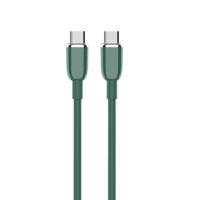 Cable de charge en silicone tressé 3A CC60W / CL27W Cable de transfert de données à grande vitesse