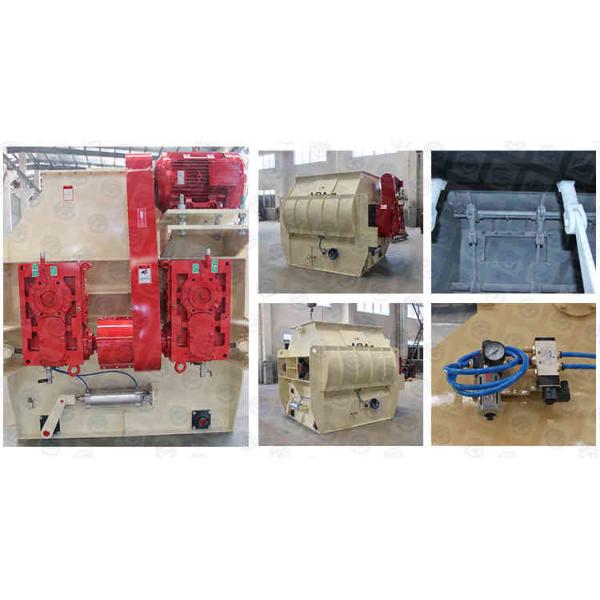 машина смесителя питания птицы смесителя затвора вала двойника 30kw для комбикормового завода