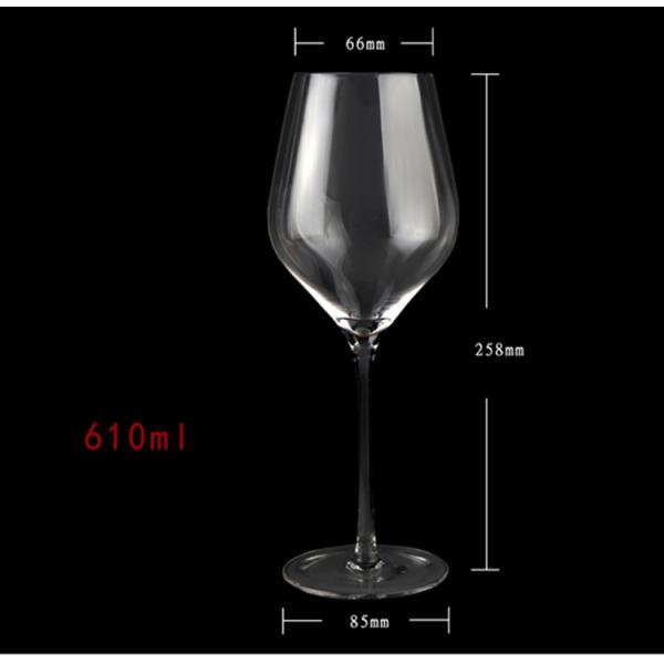 Hand Blowned Thin Wall Lead Free Crystal Wine Glass