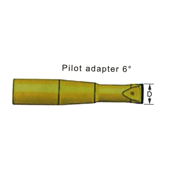 Pilot Adapter 6° / Thread Drill Shank Model R25 Rock Drilling Tools