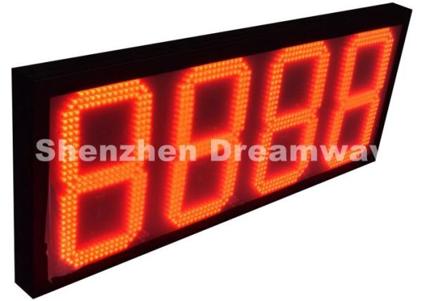 8888 Outdoor LED Signs for Gas Station with Red 12 Size Meanwell Power Supply