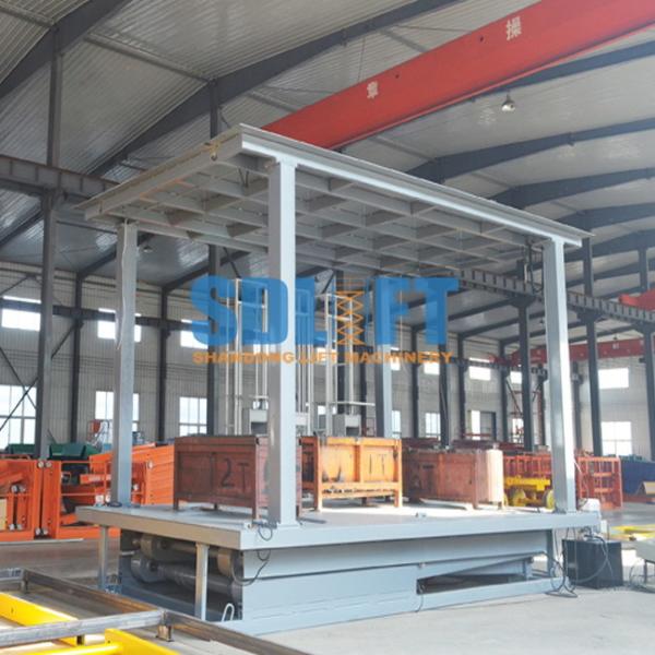 3Ton 3M Double Deck Hydraulic Scissor Car Lift Garage Double Car Elevator For Basement