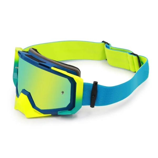 Windproof Anti-Scratch Motocross Goggles with Customized Color and Optional Face Foam