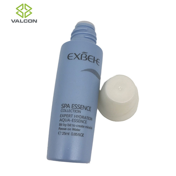Labeling Essence Empty Cosmetic Bottles White Cap 25 ML Capacity
