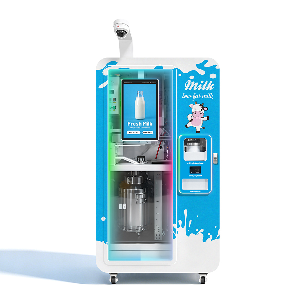 Haloo Fresh Milk Vending Machine | 120L Milk Storage System 175 Cup Large Capacity Design Automatic Cleaning and Disinfection Function