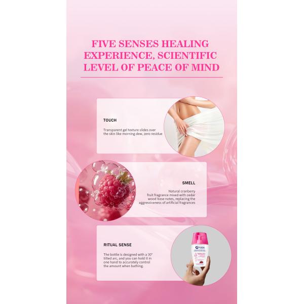 Weak Acid Feminine Hygiene Products Vaginal Essence Liquid Cranberry Cleanser