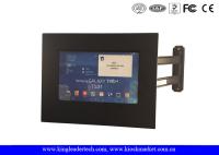 Samsung marcam/o suporte quiosque de Ipad, o cerco da segurança e o giro da inclinação