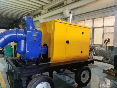 2000 Cubic Mobile Water Pump Unit 16 Inches Without Blockage Flood Control