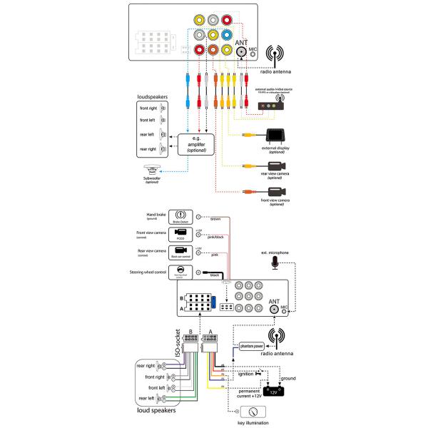 7 Inch IPS MP5 Car Stereo Mirrorlink AM FM High Definition Car Stereo Dual Camera