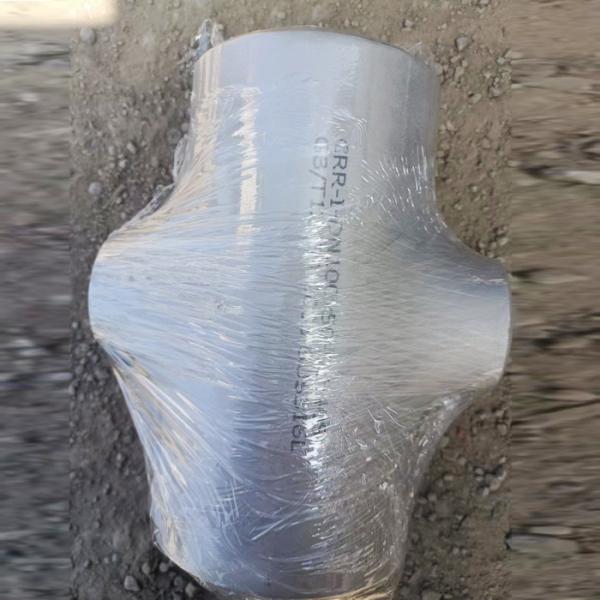 Welded Joint Stainless Steel 4 Way Tee DN50-DN1200 Metal Pipe Fittings