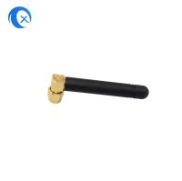 2.4G WiFi Ángulo derecho SMA Conector masculino de alta ganancia 2dBi GSM Antenna de pato de goma para router