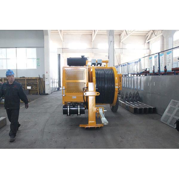 Transmission Line Stringing Tools 2x40kN Hydraulic Tensioner With Cummins Engine