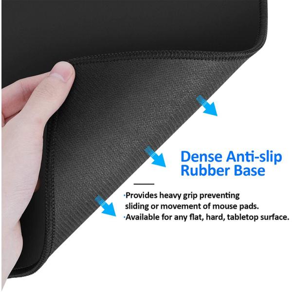 Materail Natural Rubber fabric Non-Slip Mouse Pad Base for Laptop Wireless Mouse