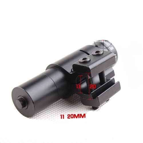 МИНИ красная скважина Sighter лазера 3V с держателем 80mm 11MM заменимым