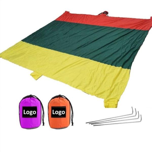 Camping Rug, Beach Blanket Silky Soft 85x72 Boho Sand Proof Beach Blanket Sand Proof Mat with Corner Pockets