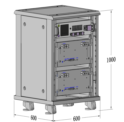 Длинный цикл жизни UPS литий-ионная батарея 51.2V 100AH 5.12KWH с инвертором для хранения энергии в домашних условиях