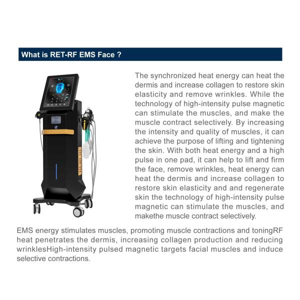 Portable Ems Face Lifting Vibration Radio Frequency Beauty Machine for Skin Care Needs