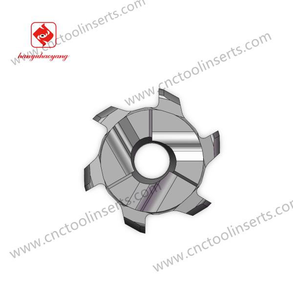 Type de personnalisation non standard Insert de rainure de fente Insert de fraisage 60004-001 HYKH06 Insert personnalisable pour les automobiles