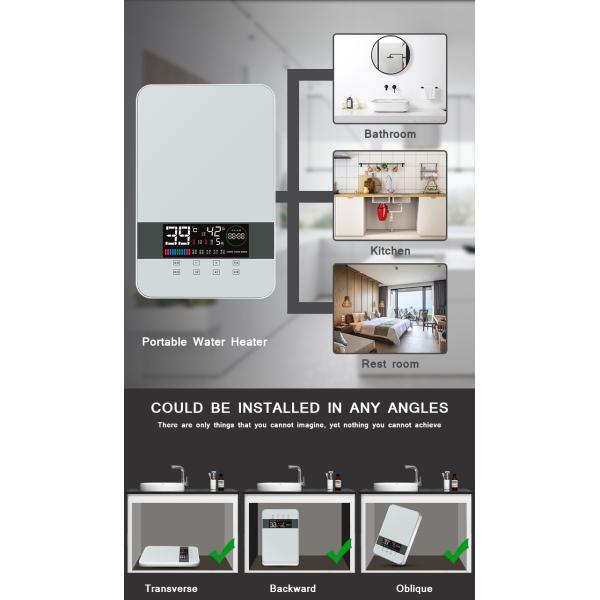 Instant Electric Tankless Hot Water Heater 8000W / 8500W Inductive Water Heater