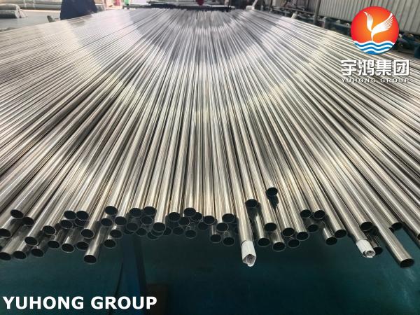 ASTM A249 / ASME SA249 TP304 Stainless Steel Welded Tube Heat Exchanger Tube
