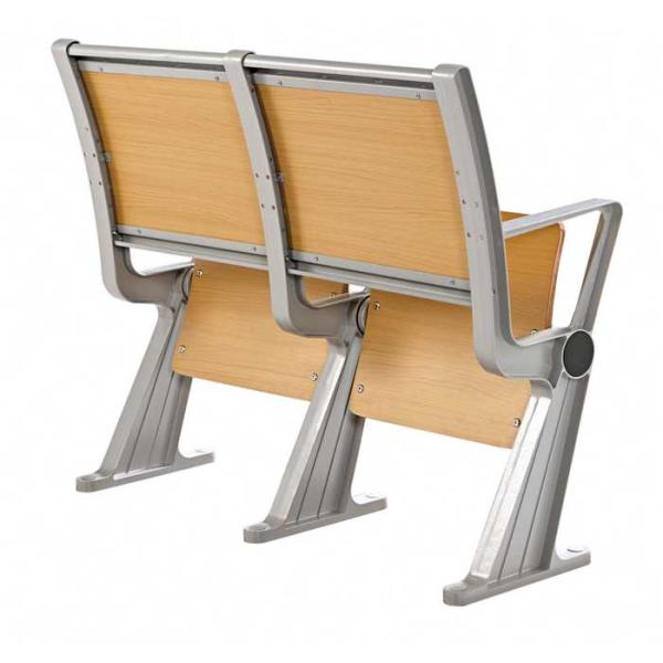 Student Intelligent Desk And Chairs Plywood / Steel Back For College Furniture