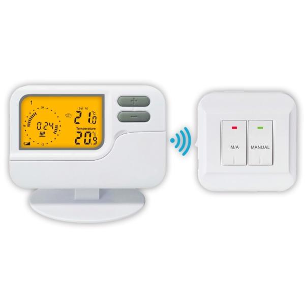 Wireless 7 Day Programmable Temperature Control Digital Heating Room Thermostat