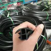 Universal T Shaped Car Sound Windshield Sealant Dashboard Soundproof Rubber Auto Rubber Gap Sealing Strip for Solar Panel