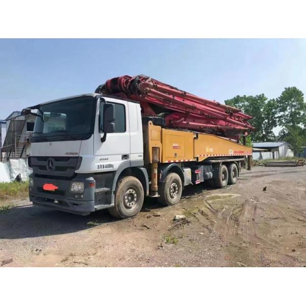 2018 Sy 56m Concrete Pump on MB Truck with 1400mm Feeding Height Concrete Mixer Plant