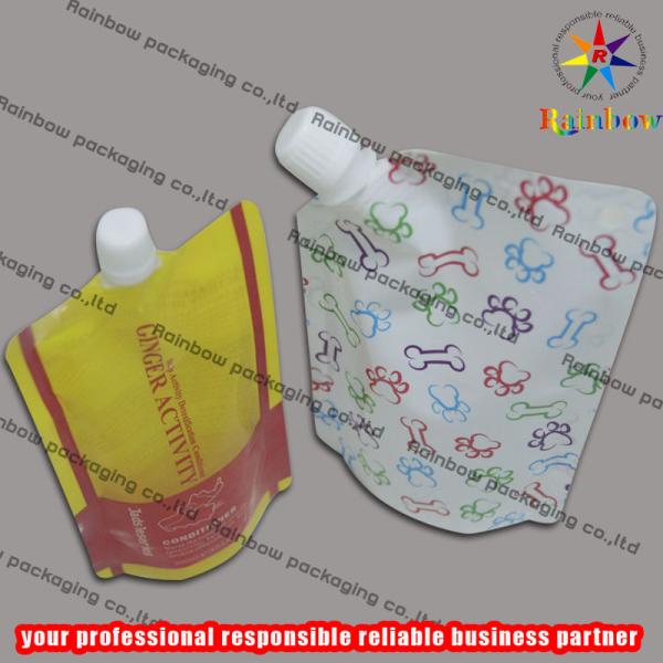 Las bolsas plásticas reciclables que empaquetan, ANIMAL DOMÉSTICO modificado para requisitos particulares/el AL/NY/PE se levantan la bolsa