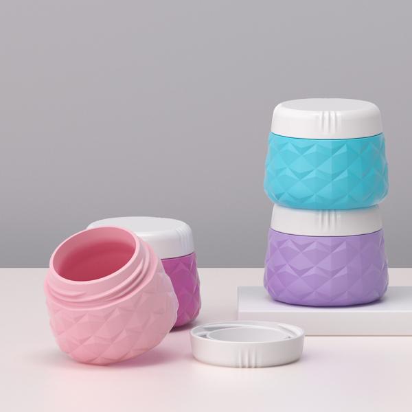 Big Mouth Silicone Travel Jar Set Leak Proof 30ml 50x40mm With Lid