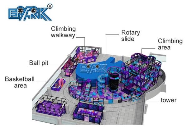 Kids Entertainment Equipment Trampolines Indoor Playground Equipment