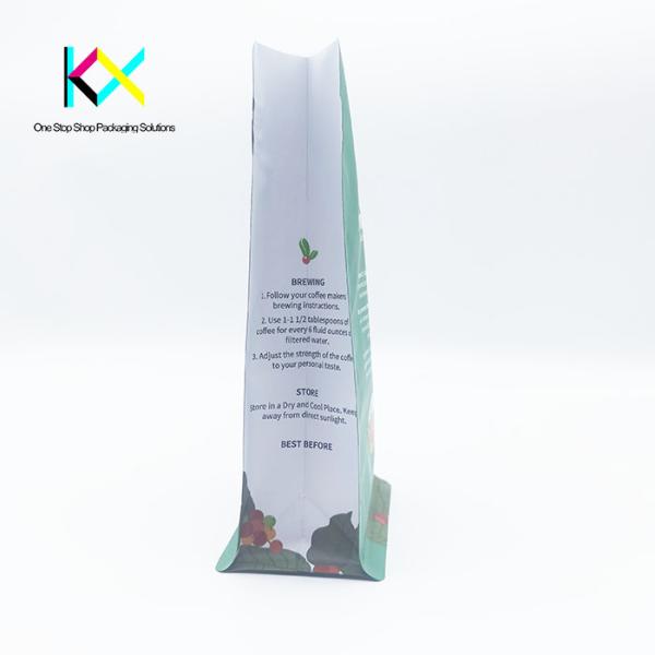 EU Bolsa De Cafe 250 Gram Coffee Bags Compostable Coffee Pouches Customized