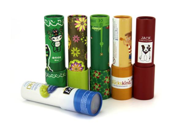 Brinquedos educacionais bonitos do caleidoscópio do papel de embalagem de produto comestível para crianças