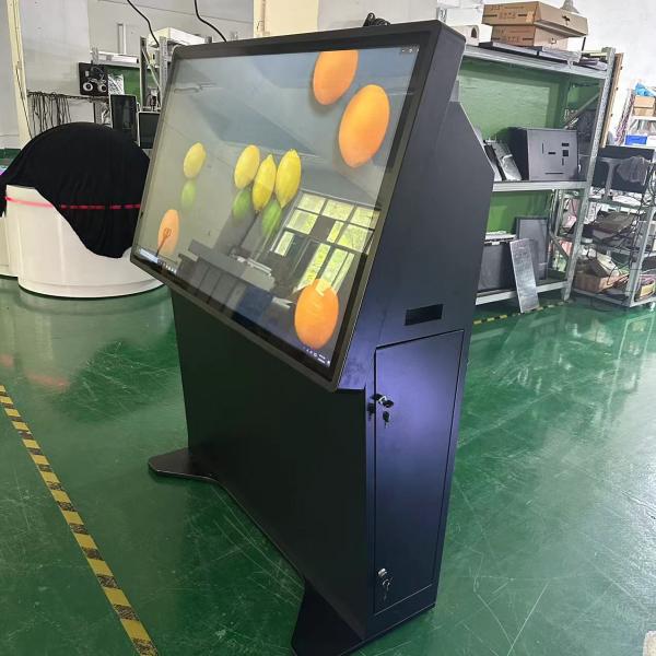 55 дюймовый стенд с сенсорным экраном киоск LCD Pcap монитор с встроенным в i7 компьютер