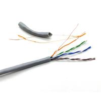 Câble de PVC Cat5e d'en cuivre de bouclier de 24AWG ANATEL non, câble Ethernet câblant le chat 5e