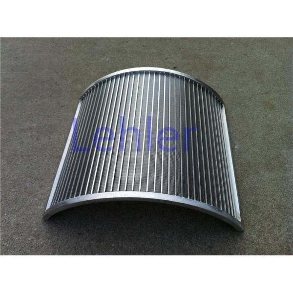 Industrial Wedge Wire Sieve Filters , Stainless Steel Sieve Mesh Framed