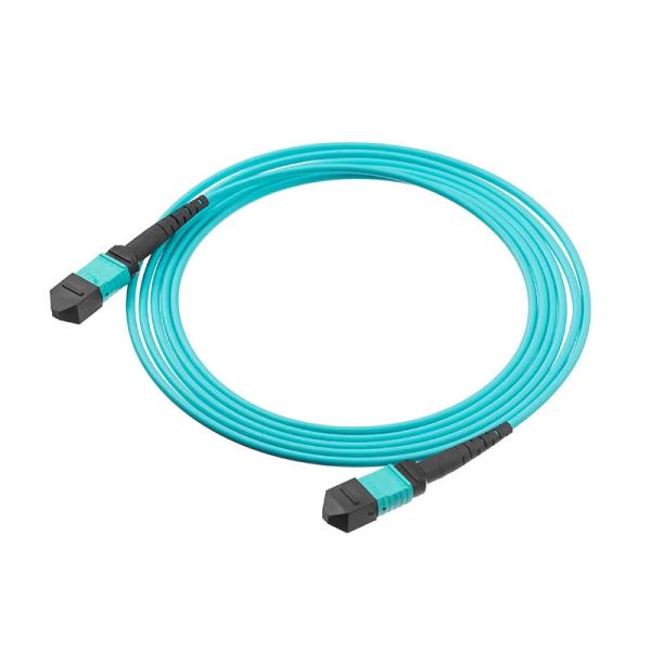 50/125 MTP MPO Fiber Optic Patch Cord OM3/OM4 8/12/24F G657A1 12C 24C Для телеко