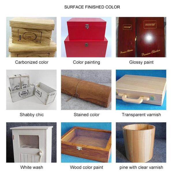 Customized MDF Wooden Boxes with Sliding Lid Free Sample Charge and Customized Logo Accepted