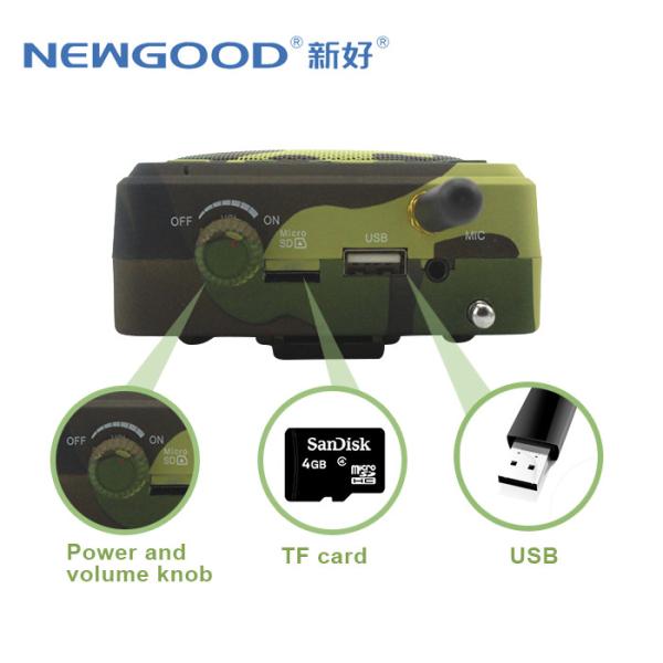 New Gadget Electronic Bird Sound Caller Speakers for Hunting with 900 mp3 Various Birds,Animial songs