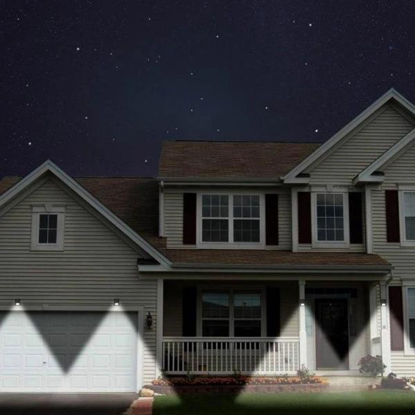 Стена установила свет сада СИД IP 65 водоустойчивый солнечный с датчиком движения PIR