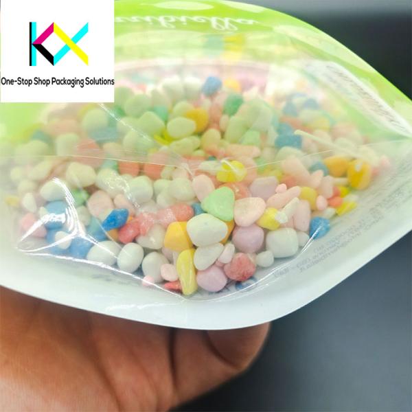 Customized Matte Surface Plastic Pouch Bags with Digital Printing for Food Packaging