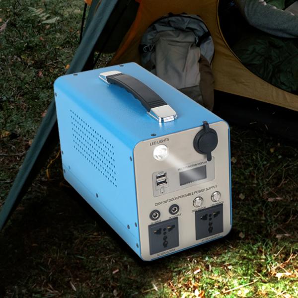 500w Energy Storage System Portable Solar Power Bank Three Charging Mode