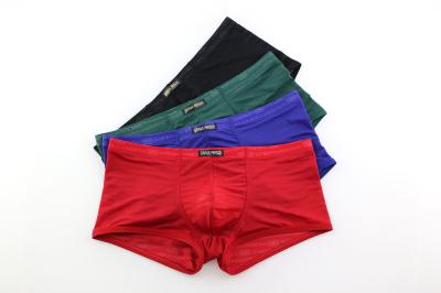 Sustainable Mens Seamless Briefs Anti-Static Breathable Polyester Boxer Shorts