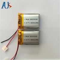 OEM / ODM Ultra-mince batterie LiPo cellule Li-ion batterie 800mah 3.7v