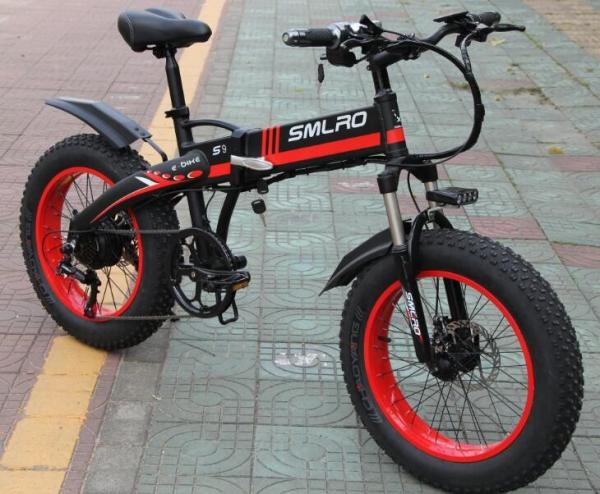 Smart Folding Pedal Assist Electric Bike USB Charging Port Long Service Life