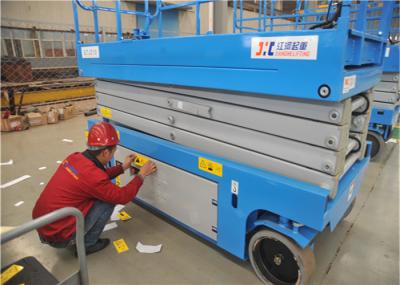 Vertical 24V 3.3KW Pallet Scissor Lift 2520KG Weight Industrial Grade Movable