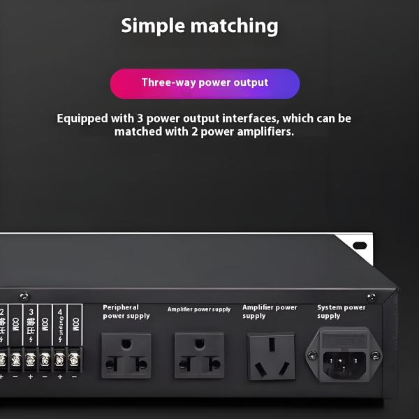 Timed Playback Broadcast System MP3 Automatic Ringing Amplifier with Outdoor Metal Column Amplifier